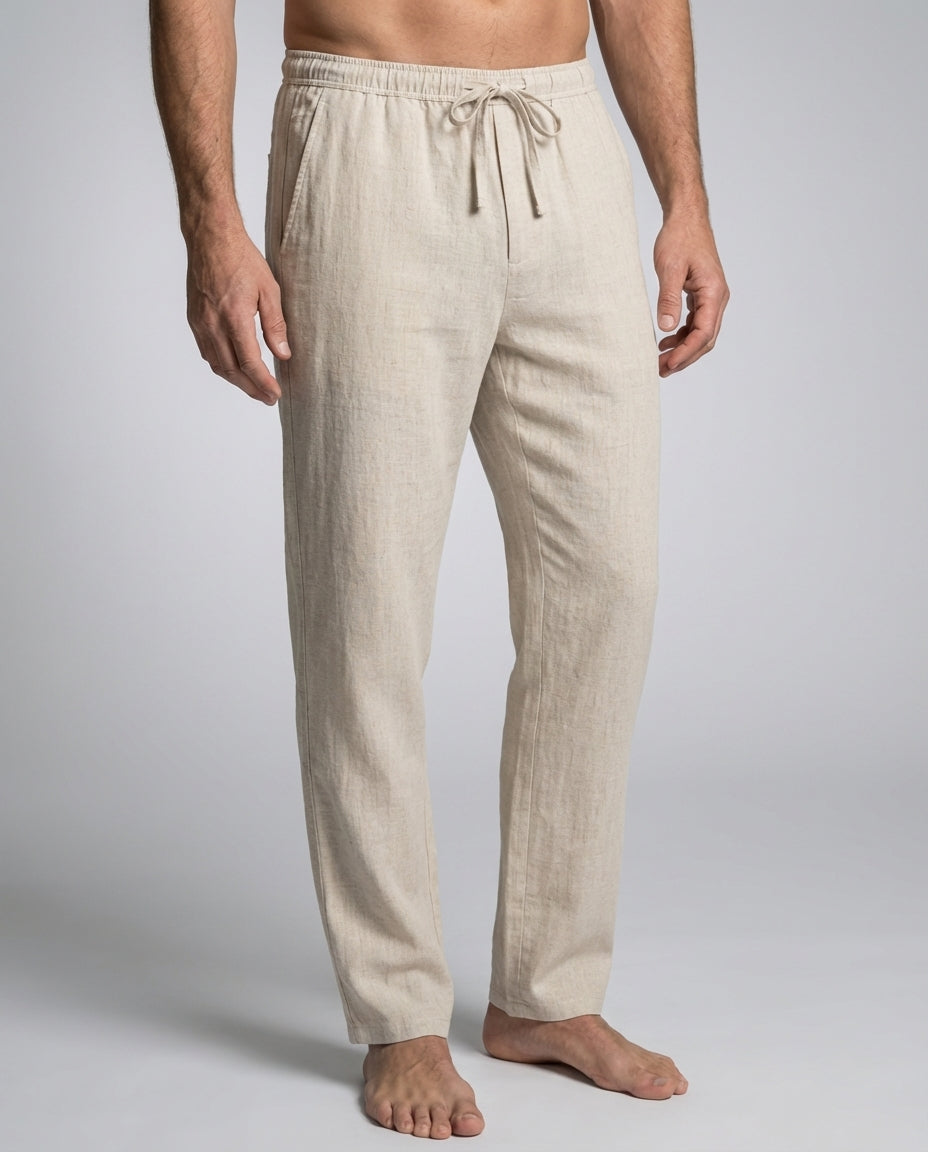 Slim Fit Hose Herren Frühling Sommer Elastischer Bund