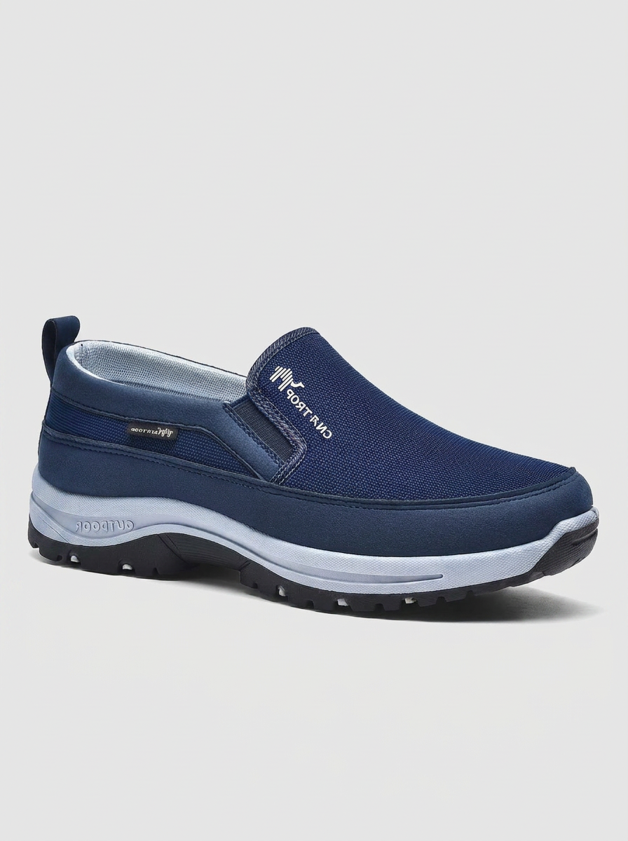 Herren Slip-On Canvas Schuhe mit elastischen Einsätzen Freizeit