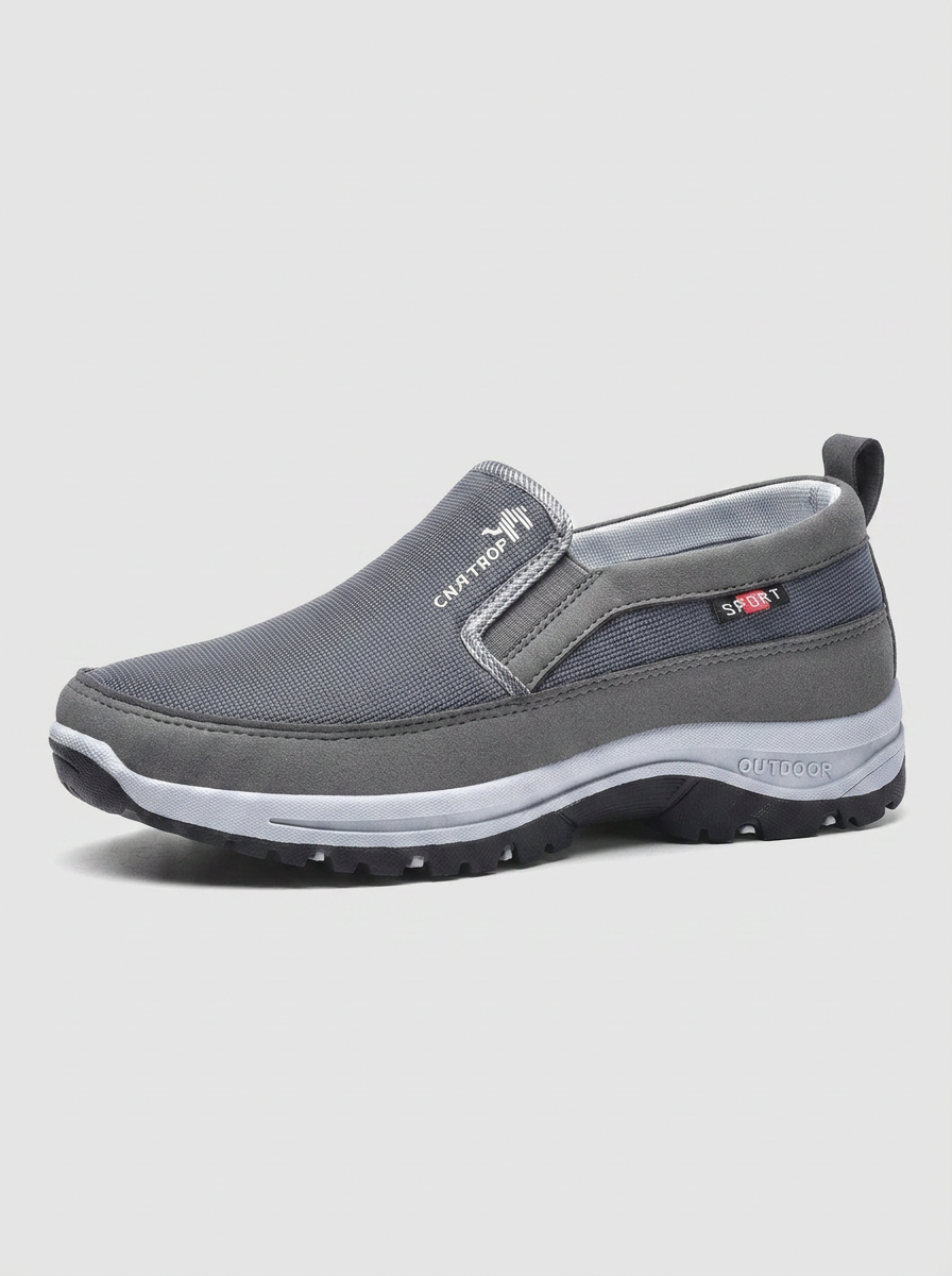 Herren Slip-On Canvas Schuhe mit elastischen Einsätzen Freizeit
