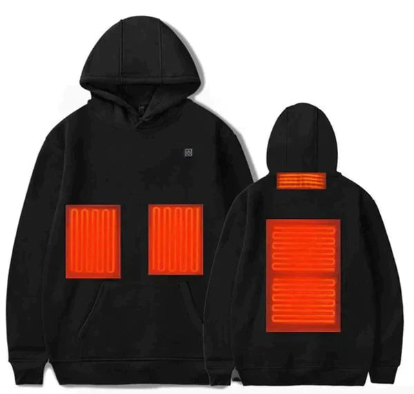 Hoodie Herren & Damen Beheizbar I Thermo Outdoor Freizeit