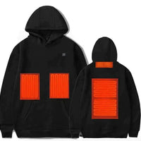 Hoodie Herren & Damen Beheizbar I Thermo Outdoor Freizeit