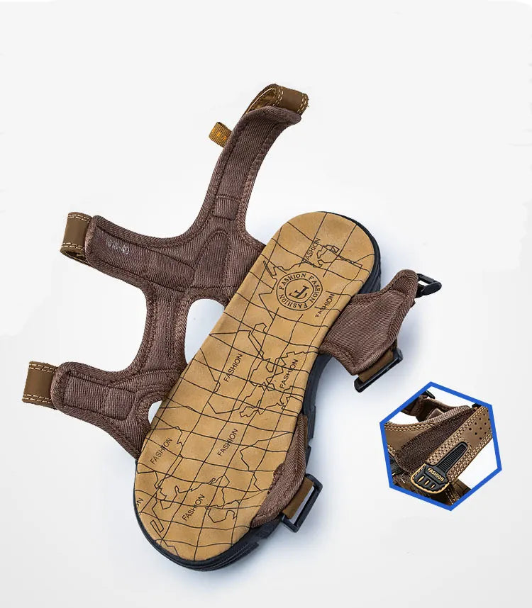 Unterstützende Sandalen Herren Freizeit Komfort