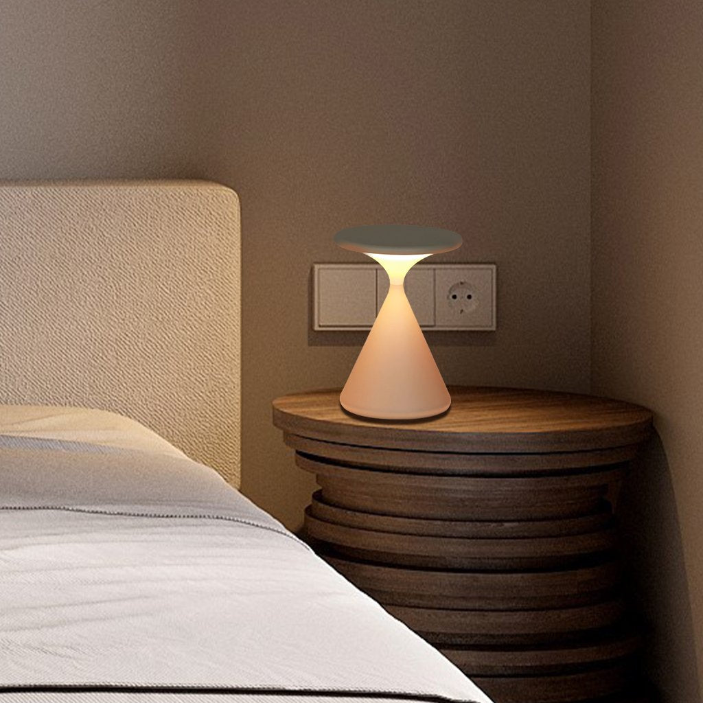 Kabellose Sanduhr-Tischlampe Modern Wohnzimmer Minimalistisch