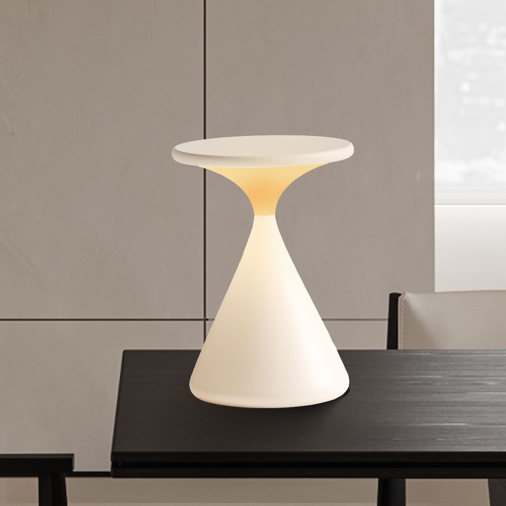 Kabellose Sanduhr-Tischlampe Modern Wohnzimmer Minimalistisch