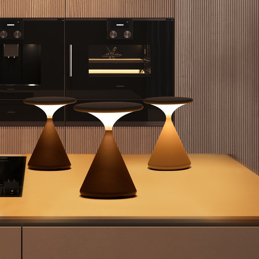 Kabellose Sanduhr-Tischlampe Modern Wohnzimmer Minimalistisch