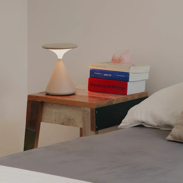 Kabellose Sanduhr-Tischlampe Modern Wohnzimmer Minimalistisch