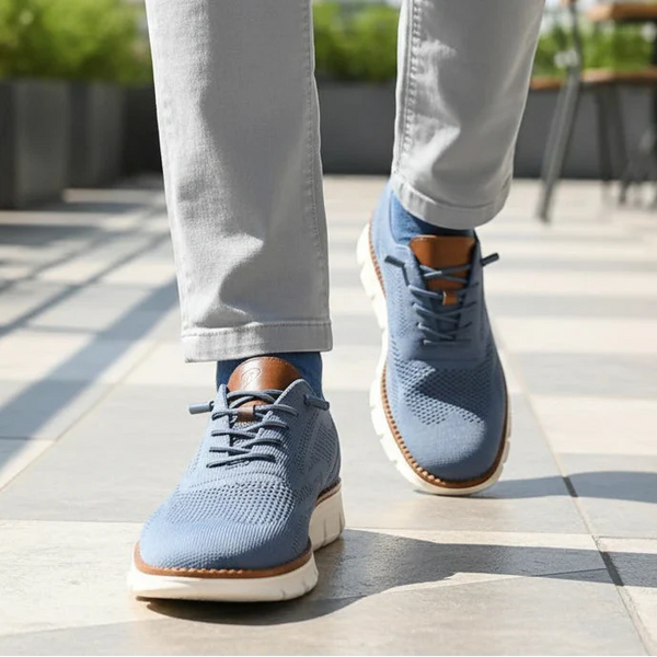 Leichte Strick-Sneaker Herren Regular Fit Freizeit