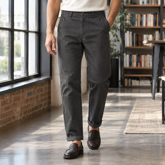 Herren Gerade Hose Regular Fit Freizeit Alltag