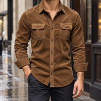 Liam - Herren Cord Overshirt Relaxed Fit Casual