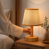 Tischlampe Skandinavisch Wohnzimmer Bambus