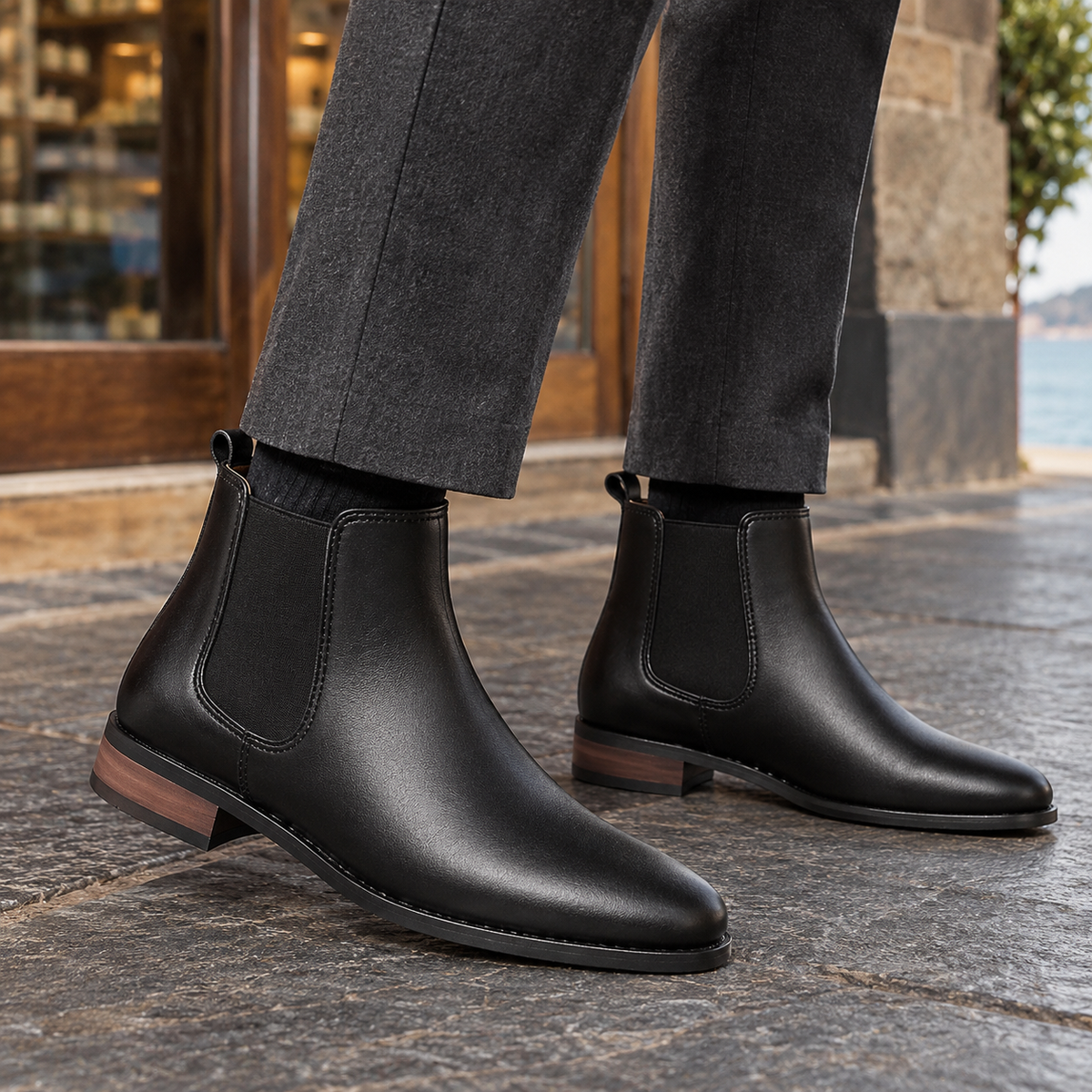 Chelsea Boots Damen Regular Fit Freizeit