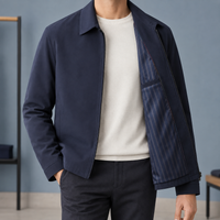 Herren Zip-Jacke Regular Fit Casual mit Reißverschluss