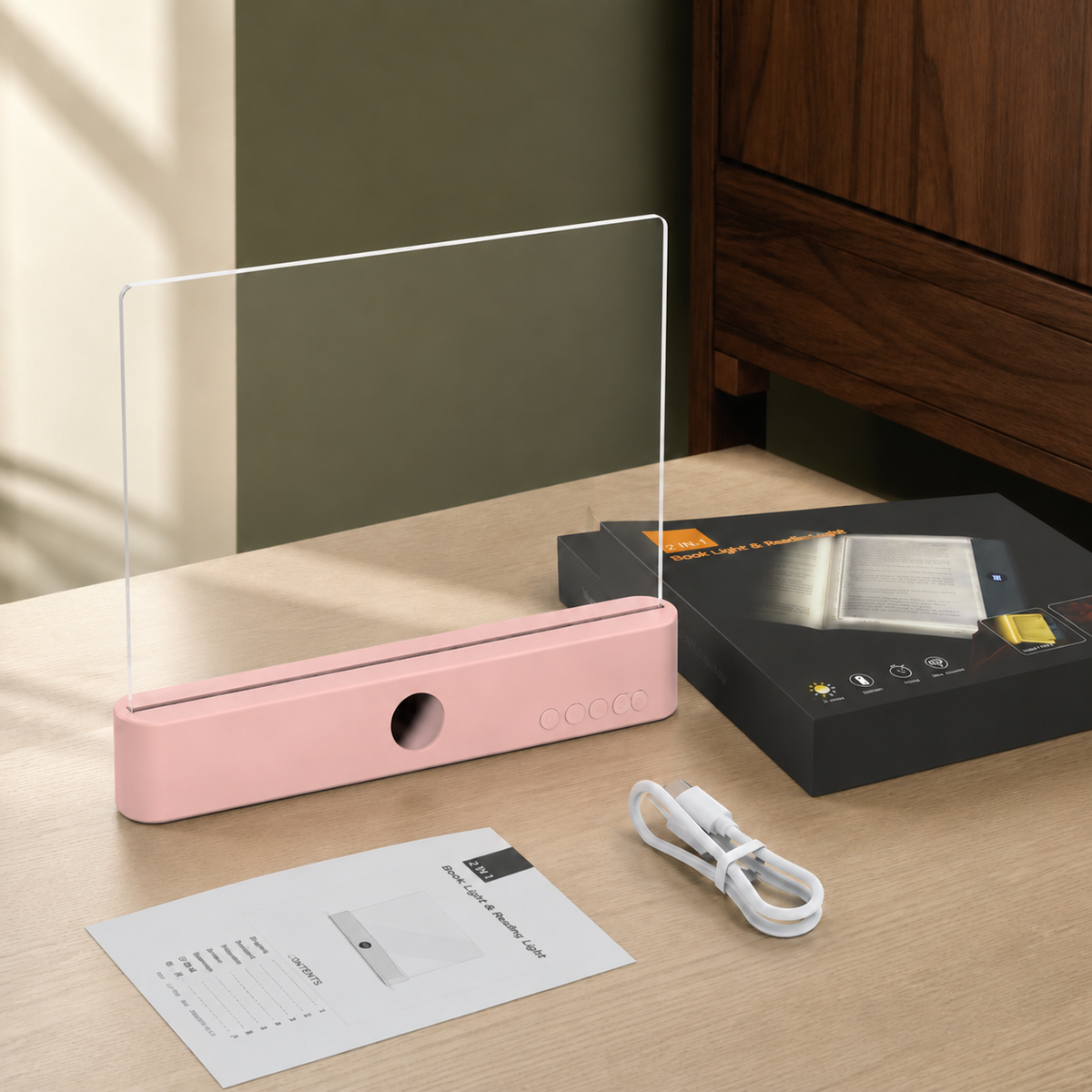 Wiederaufladbare Lampe Modern Schreibtischbeleuchtung