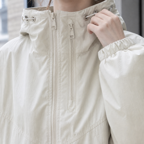 Damen Kapuzenjacke Relaxed Fit Casual mit Reißverschluss