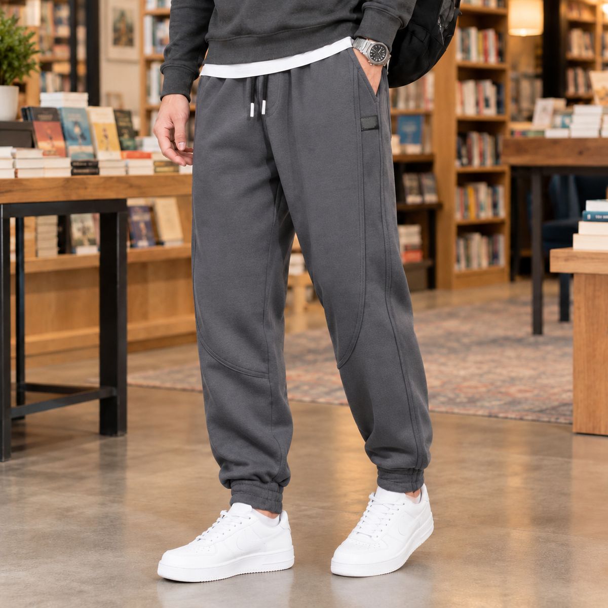Simon - Herren Jogginghose Relaxed Fit Freizeit Bequem