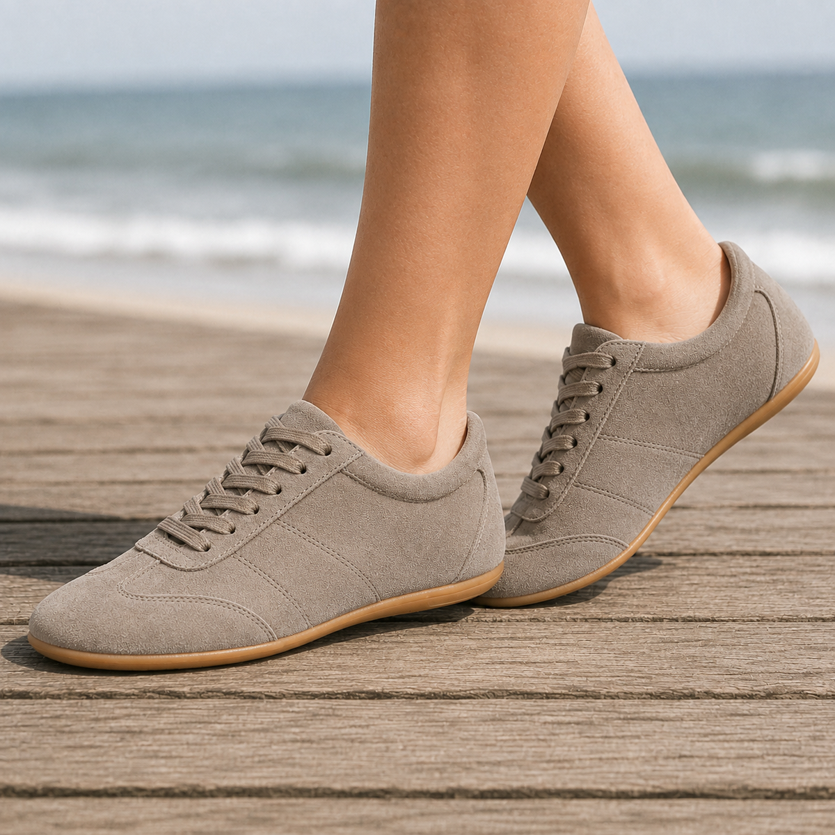 Damen Sneaker Slim Fit Freizeit niedriges Profil
