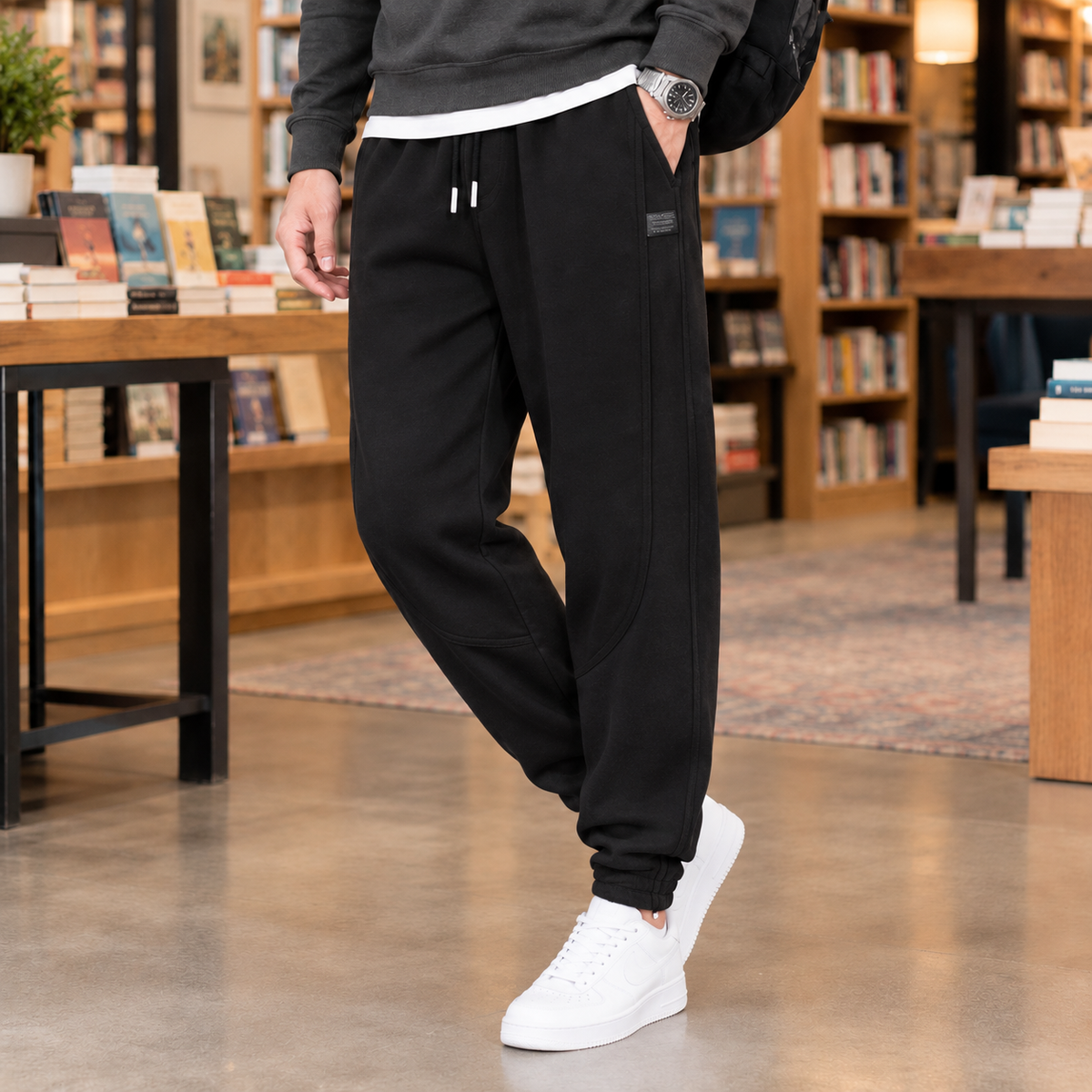 Simon - Herren Jogginghose Relaxed Fit Freizeit Bequem