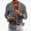Richard | Herren Leinenhemd Relaxed Fit Sommer Freizeit