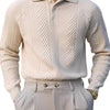 Langärmeliger Slim Fit Strickpullover Herren Casual