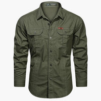 Chemise de randonnée pour hommes avec poches poitrine pratiques – Durable et élégante pour les loisirs et le quotidien