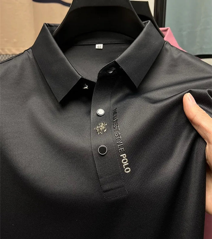 Herren Poloshirt – Faltenfreies, bequeme Stretch-Design für Alltag und Freizeit