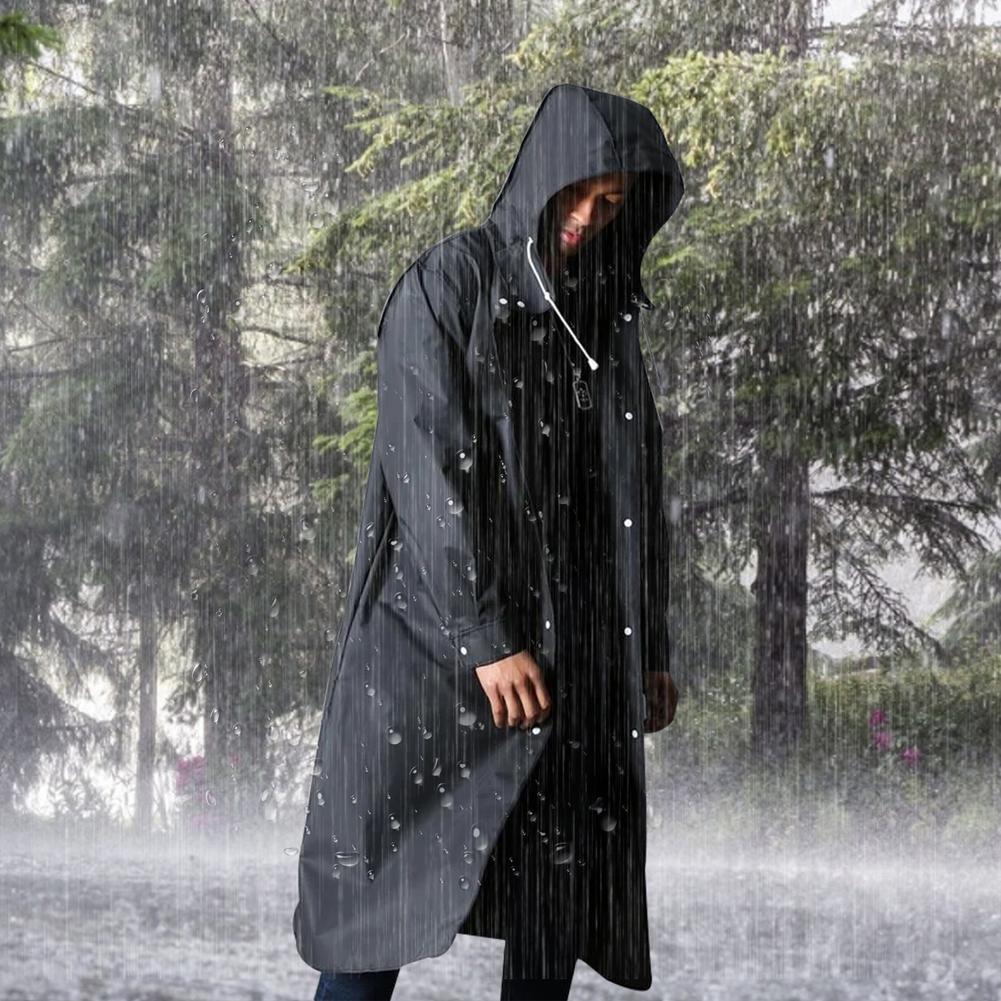 Wasserdichter Unisex Regenmantel für Outdoor-Abenteuer und nasses Wetter