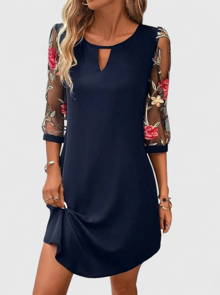 Elegantes Sommerkleid Damen Regular Fit Festlich