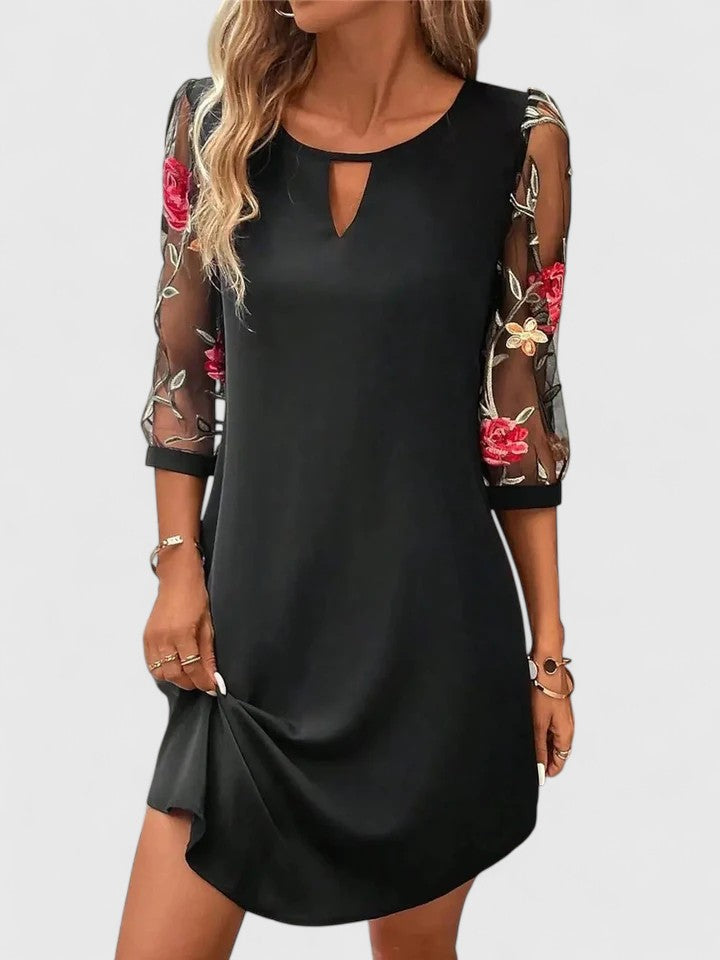 Elegantes Sommerkleid Damen Regular Fit Festlich