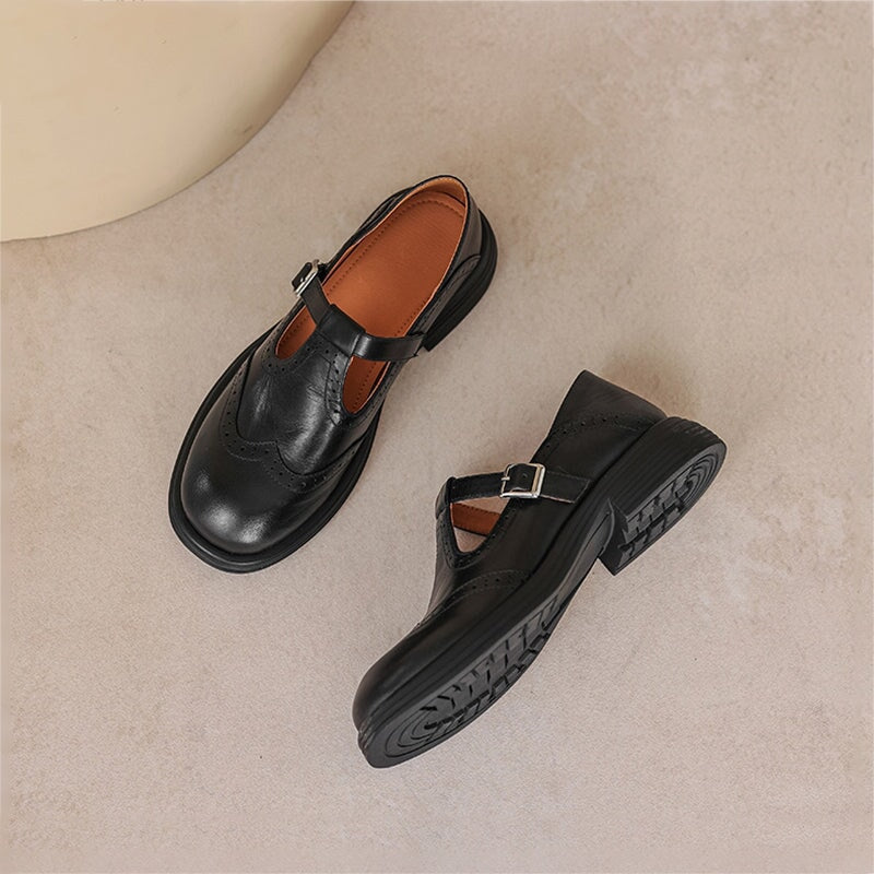 Damen Mary Jane Ballerinas Klassisch Freizeit Komfort