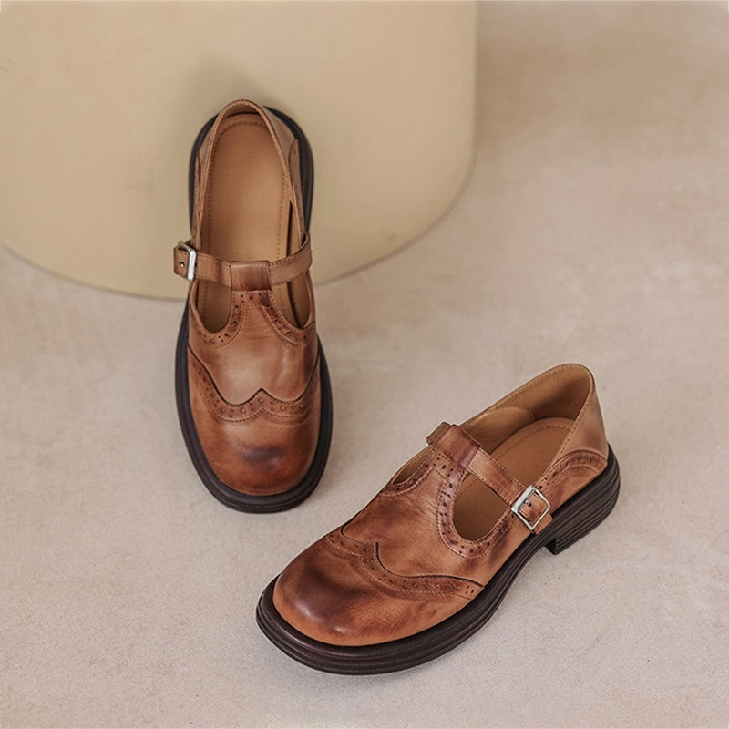 Damen Mary Jane Ballerinas Klassisch Freizeit Komfort