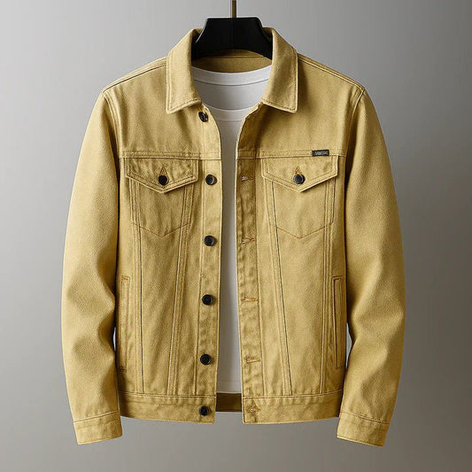Jeansjacke Herren Regular Fit Freizeit Klassisch