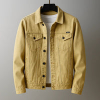 Jeansjacke Herren Regular Fit Freizeit Klassisch