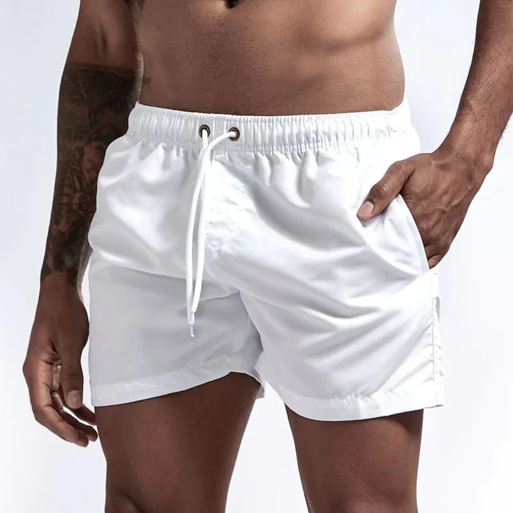 Schnelltrocknende Badeshorts Herren Regular Fit Freizeit