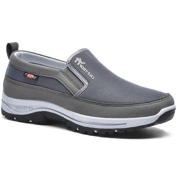 Herren Slip-On Canvas Schuhe mit elastischen Einsätzen Freizeit