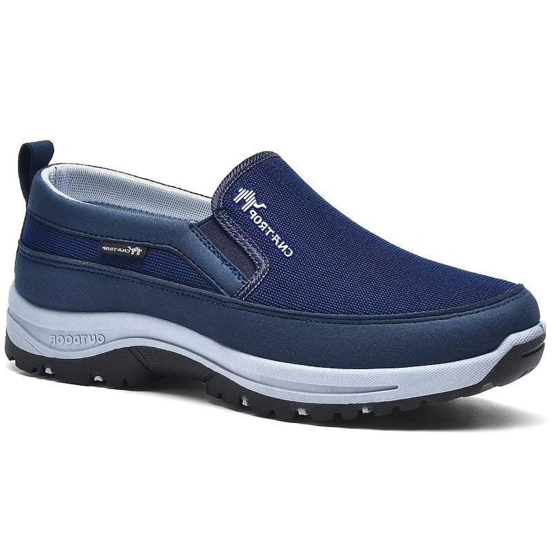 Herren Slip-On Canvas Schuhe mit elastischen Einsätzen Freizeit