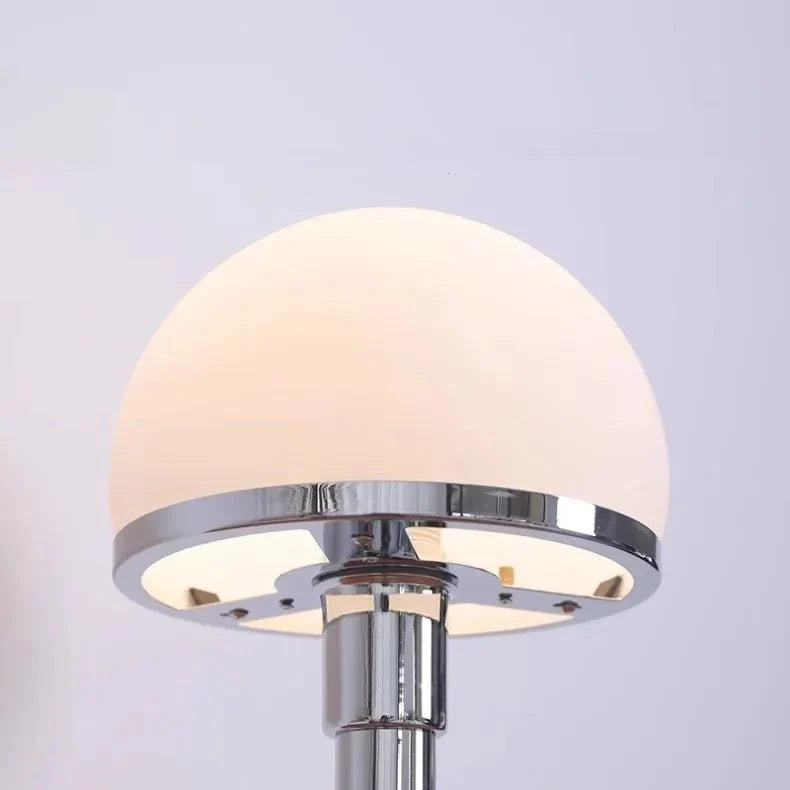 Tischlampe Glas Bauhaus Stil Wohnzimmer Minimalistisch