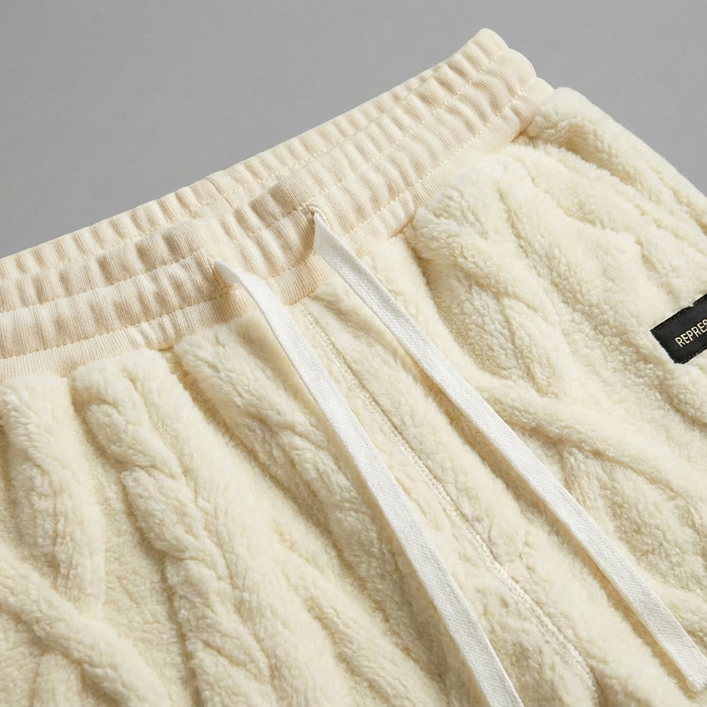 Damen Sweatpants Relaxed Fit Freizeit Wolkenmuster