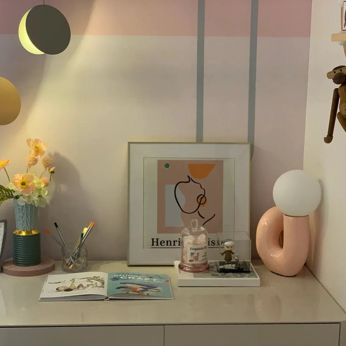Tischlampe Skulptural Modern Wohnzimmer Ambientebeleuchtung