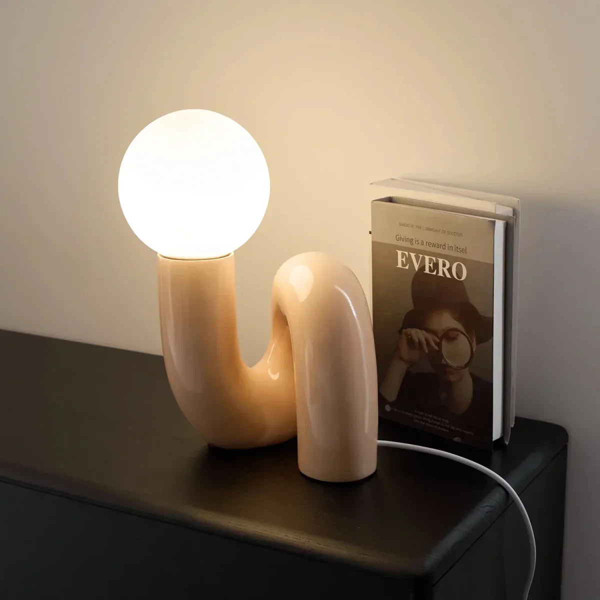 Tischlampe Skulptural Modern Wohnzimmer Ambientebeleuchtung