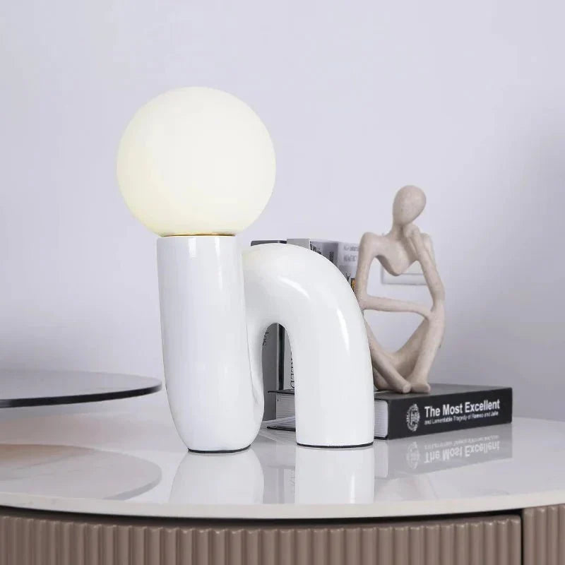 Tischlampe Skulptural Modern Wohnzimmer Ambientebeleuchtung