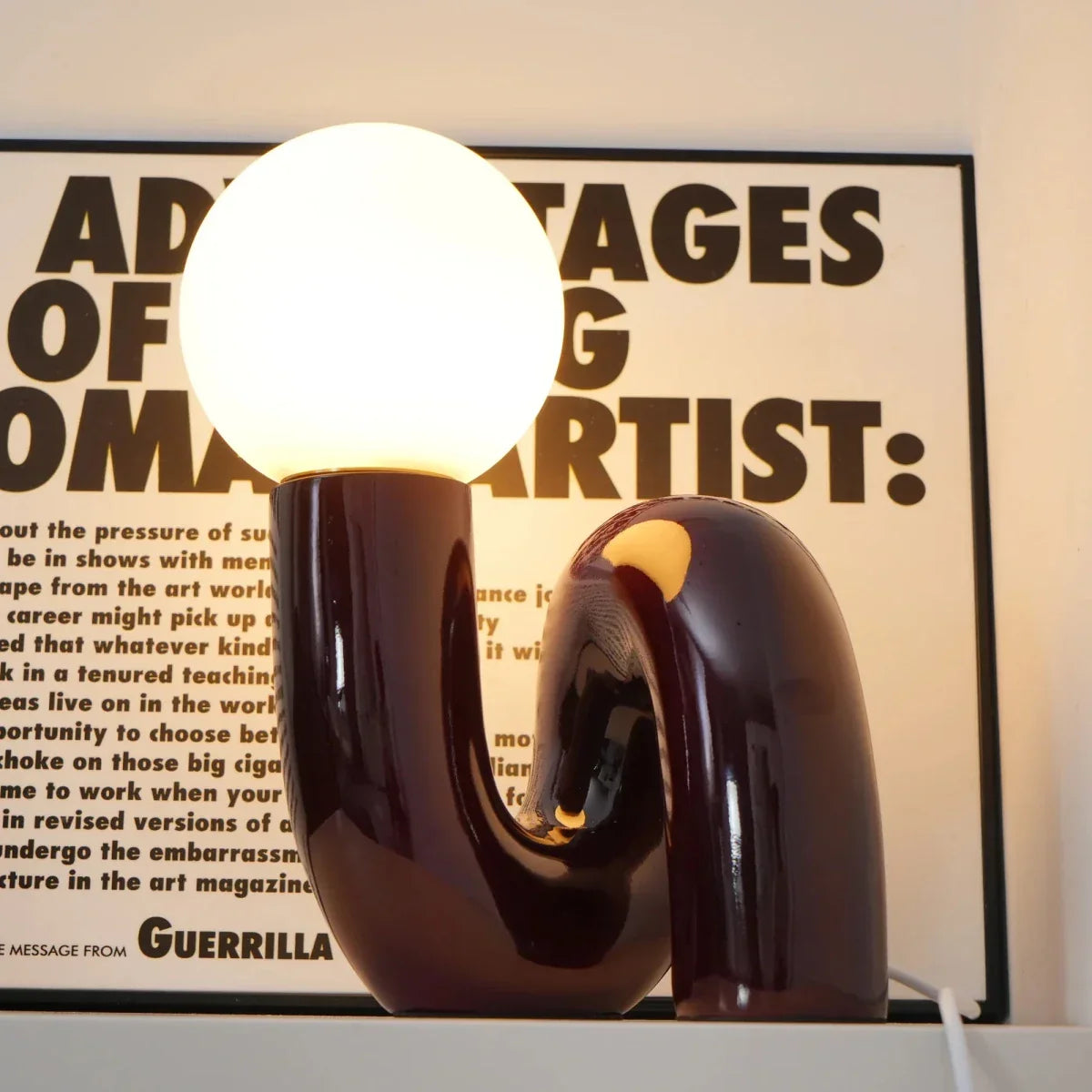 Tischlampe Skulptural Modern Wohnzimmer Ambientebeleuchtung
