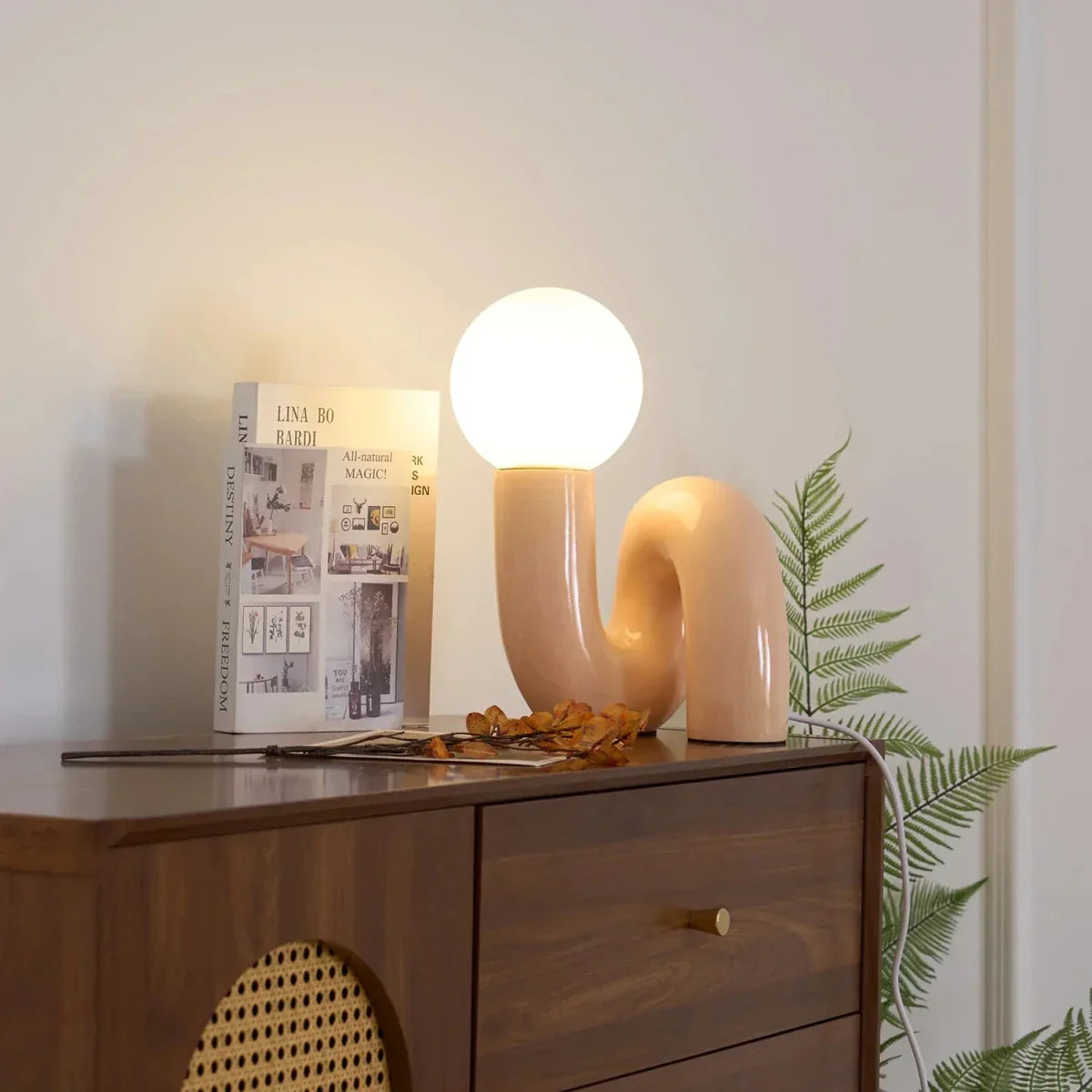 Tischlampe Skulptural Modern Wohnzimmer Ambientebeleuchtung