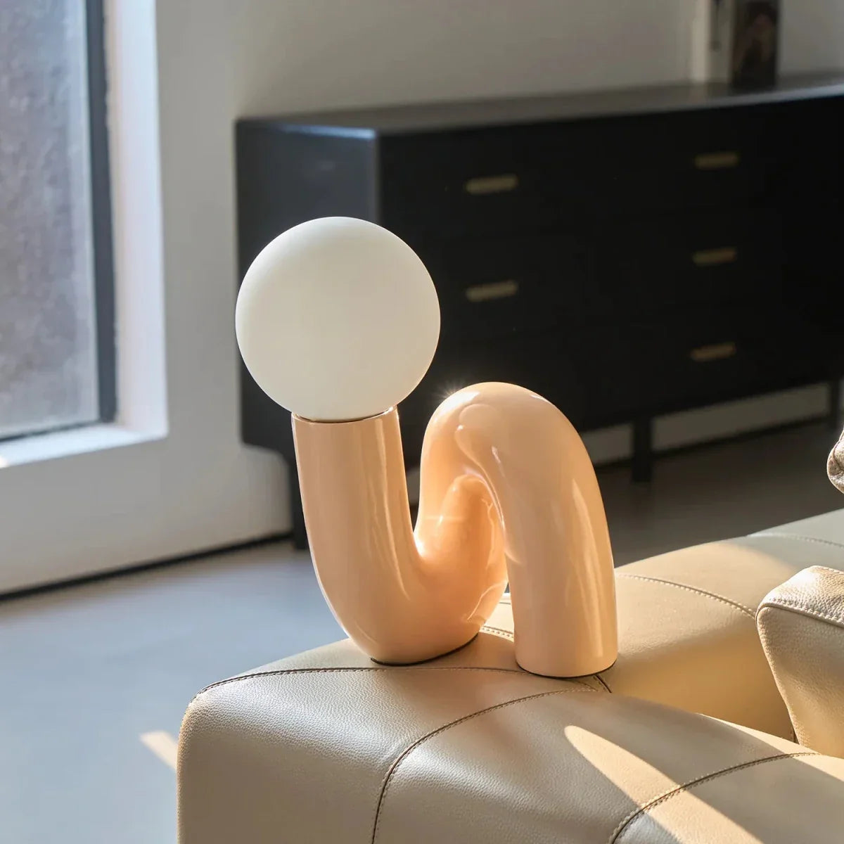 Tischlampe Skulptural Modern Wohnzimmer Ambientebeleuchtung