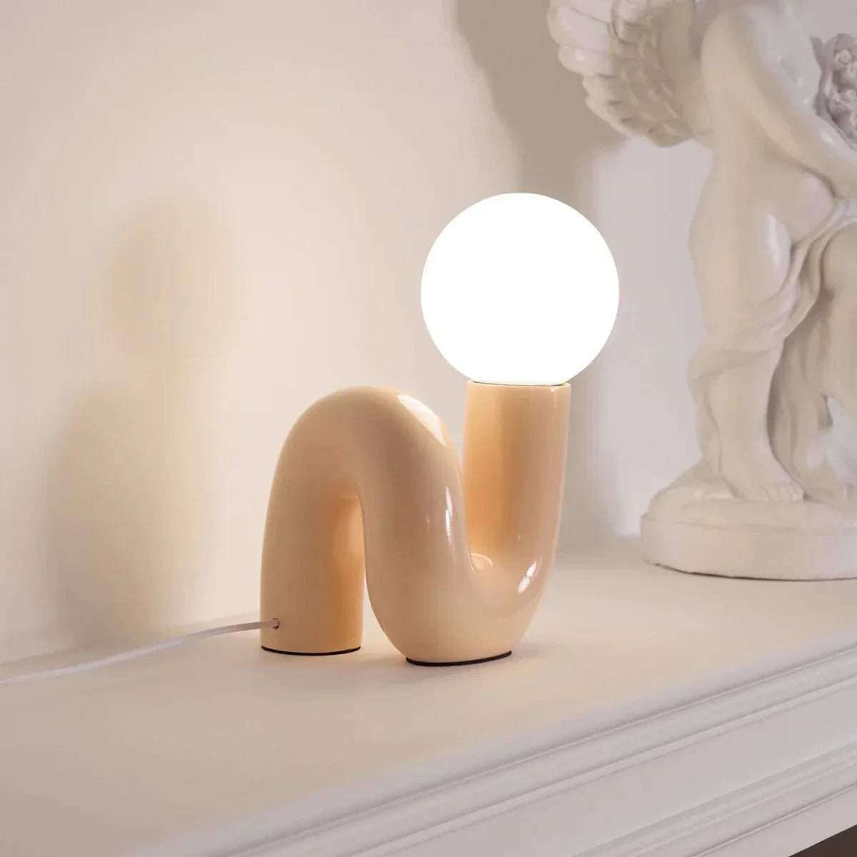 Tischlampe Skulptural Modern Wohnzimmer Ambientebeleuchtung