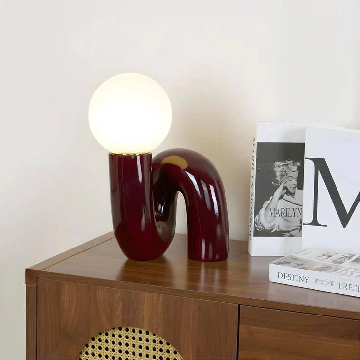 Tischlampe Skulptural Modern Wohnzimmer Ambientebeleuchtung