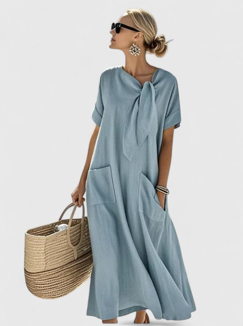 Elegantes Damen Kleid Regular Fit Freizeit Sommer