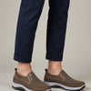 Herren Slip-On Canvas Schuhe mit elastischen Einsätzen Freizeit