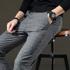 Herren Slim Fit Karohose Business Elegant