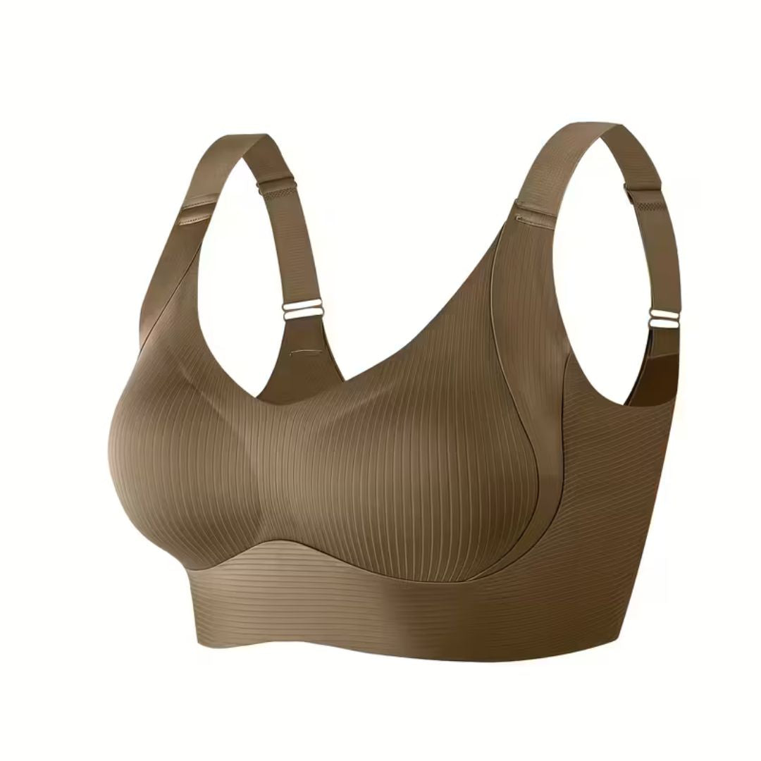 Damen Push-up BH bügellos Komfort Sport Alltag
