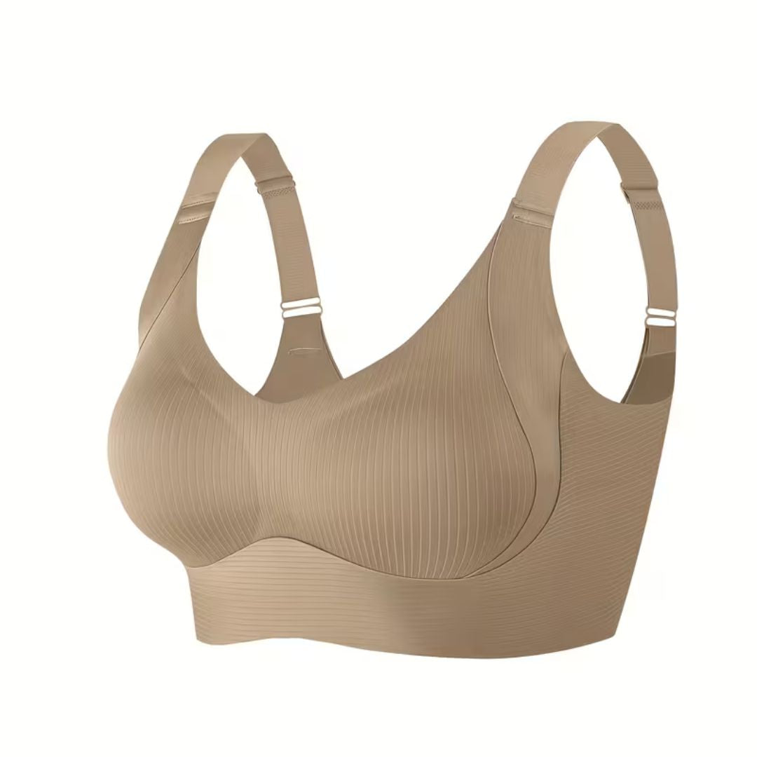 Damen Push-up BH bügellos Komfort Sport Alltag